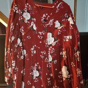 Long sleeve baby doll top